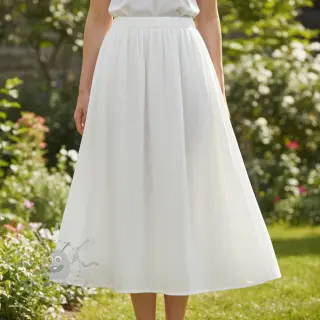 Bombažna tkanina SLUB WASHED ecru