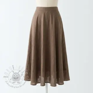 Bombažna tkanina SLUB WASHED taupe