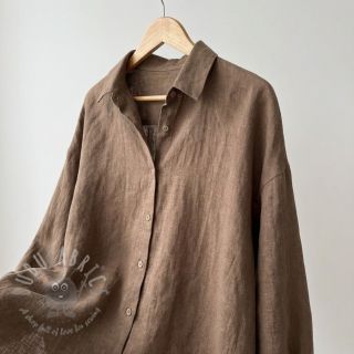 Bombažna tkanina SLUB WASHED taupe