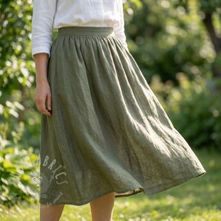 Bombažna tkanina SLUB WASHED pickle