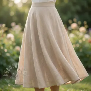 Bombažna tkanina SLUB WASHED beige