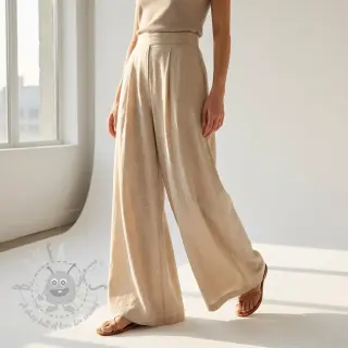 Bombažna tkanina SLUB WASHED beige