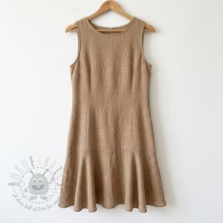 Bombažna tkanina SLUB WASHED sand