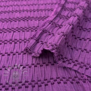 Viskoza CHENILLE JACQUARD cerise