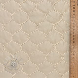 Prešita tkanina Cord off white