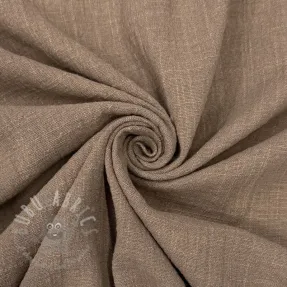 Bombažna tkanina SLUB WASHED taupe