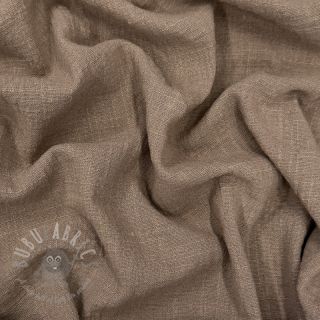 Bombažna tkanina SLUB WASHED taupe