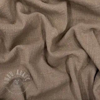 Bombažna tkanina SLUB WASHED taupe