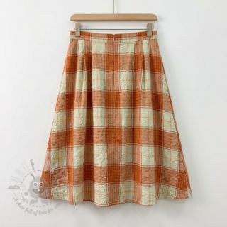 Viskoza CRINKLE Check mint