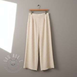 Viskoza CHENILLE JACQUARD ecru
