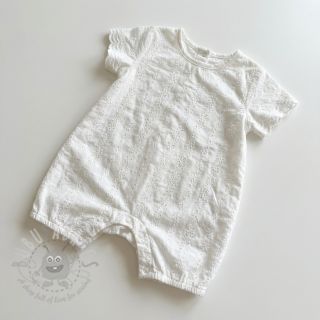 Bombažna tkanina EMBROIDERY TWO-SIDE SCALLOP Neo white