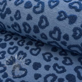 Plaščevina TEDDY Hearts jeans