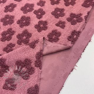 Frotir Knitted flowers old pink