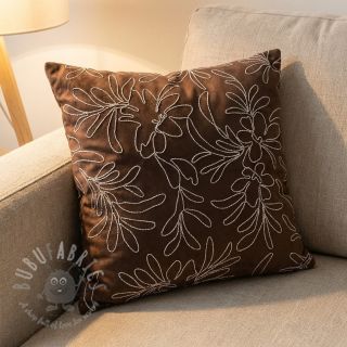 Semiš raztegljiv Tape flower dark brown