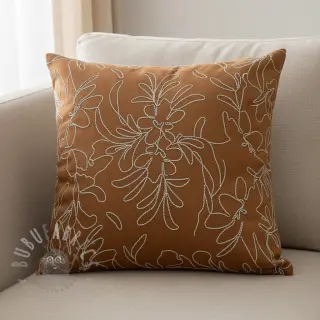Semiš raztegljiv Tape flower cinnamon