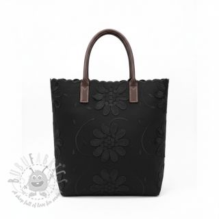 Bombažna tkanina EMBROIDERY Bellagio black