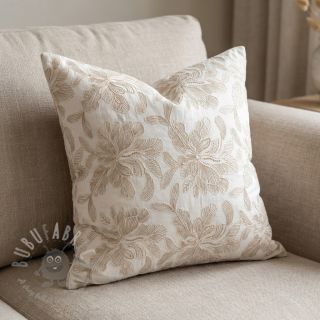 Bombažna tkanina VOILE EMBROIDERY Kim off white