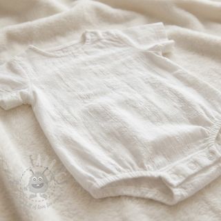 Bombažna tkanina DOBBY Stripe off white
