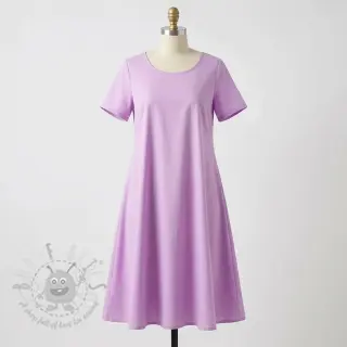Bombažna tkanina z viskozo lilac
