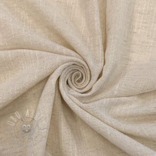 Bombažna tkanina z lanom SLUB WASHED natural