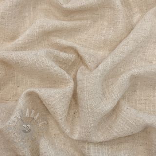 Bombažna tkanina z lanom SLUB WASHED natural