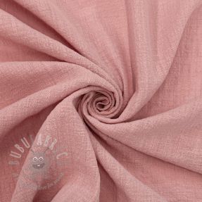 Bombažna tkanina SLUB WASHED old rose