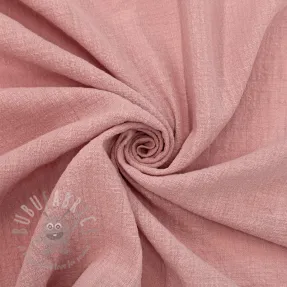 Bombažna tkanina SLUB WASHED old rose