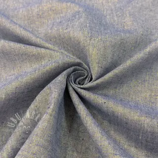 Bombažna tkanina z lanom LUREX blue