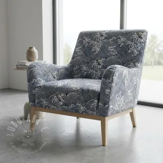 Dekorativno blago jacquard Swell allover argent