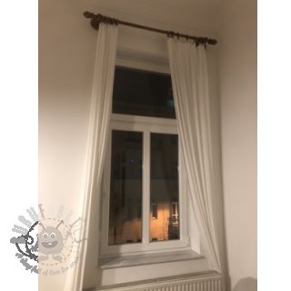 Bombažna tkanina z lanom off white