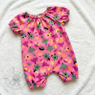 Bombažna tkanina Flowers pink by JENNIFER BOURON ORGANIC