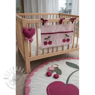 Bombažna tkanina Cherries playmat PANEL digital print
