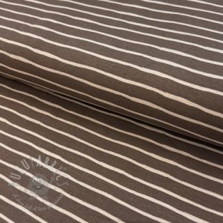 Jersey Stripes taupe