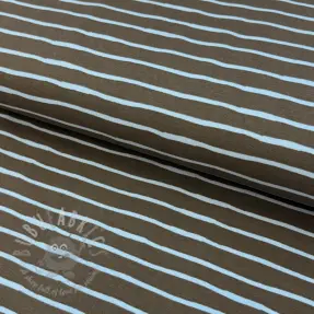 Jersey Stripes dark khaki