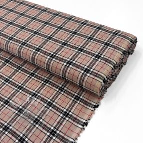 Bombažna tkanina LIGHT FLANNEL Check design F