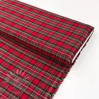 Bombažna tkanina LIGHT FLANNEL Check design G