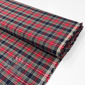Bombažna tkanina LIGHT FLANNEL Check design C