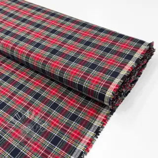 Bombažna tkanina LIGHT FLANNEL Check design C