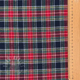 Bombažna tkanina LIGHT FLANNEL Check design C