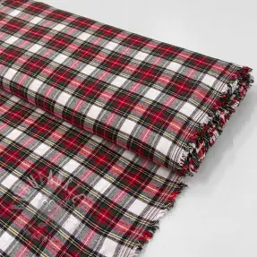 Bombažna tkanina LIGHT FLANNEL Check design D