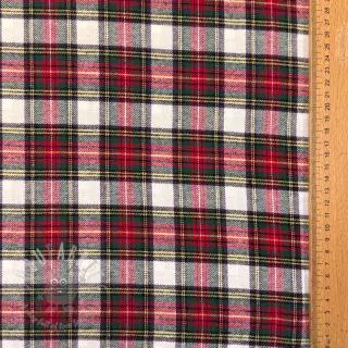 Bombažna tkanina LIGHT FLANNEL Check design D