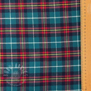 Bombažna tkanina LIGHT FLANNEL Check design E