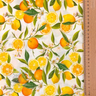 Viskoza RAYON POPLIN Fruity design D