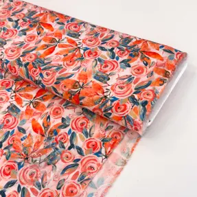 Viskoza RAYON POPLIN Printed Rosie design B