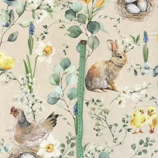 Dekorativno blago Happy spring scene digital print