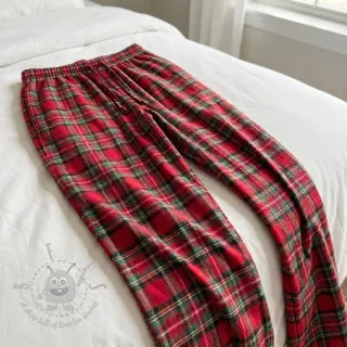Bombažna tkanina LIGHT FLANNEL Check design G