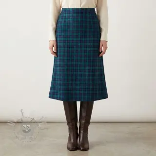 Bombažna tkanina LIGHT FLANNEL Check design A