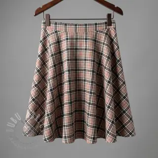 Bombažna tkanina LIGHT FLANNEL Check design F