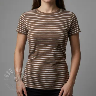 Jersey Stripes dark khaki