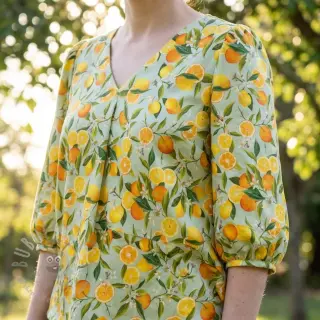 Viskoza RAYON POPLIN Fruity design E